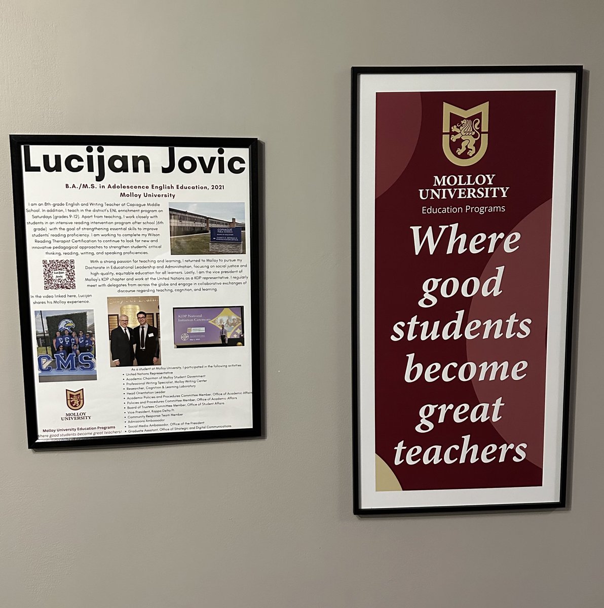 Lucijan Jović (@lucijanjovic) on Twitter photo An honor to be the first alumni highlighted by the School of Education and Human Services at Molloy! Together we continue to best meet the needs of our learning communities. 📚#molloyuniversity <a href="/MolloySOEHS/">Molloy Education & Human Services</a> <a href="/MolloyEdD/">Molloy University Ed.D.</a> <a href="/FWisnewski/">Francine Wisnewski</a> An honor to be the first alumni highlighted by the School of Education and Human Services at Molloy! Together we continue to best meet the needs of our learning communities. 📚#molloyuniversity <a href="/MolloySOEHS/">Molloy Education & Human Services</a> <a href="/MolloyEdD/">Molloy University Ed.D.</a> <a href="/FWisnewski/">Francine Wisnewski</a>