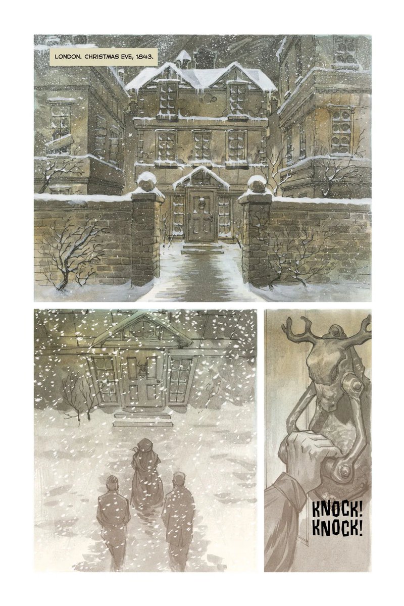 .@BoingBoing has an exclusive preview of Eric Powell's story from Four Gathered on Christmas Eve which continues the Victorian tradition of telling ghost stories on Christmas Eve.  