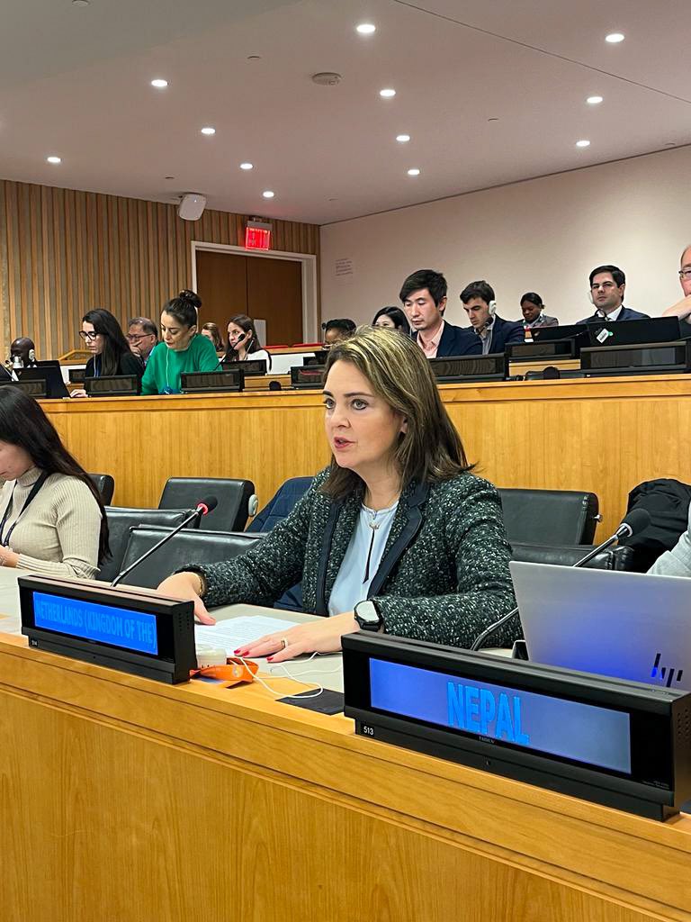 Today, @BTahzibLie addressed the urgent need for a connected, secure, and inclusive digital world. Highlighting the #Benelux commitment, the statement emphasized multi-stakeholder cooperation, safeguarding human rights and freedoms online, and ensuring equitable digital access.🇺🇳