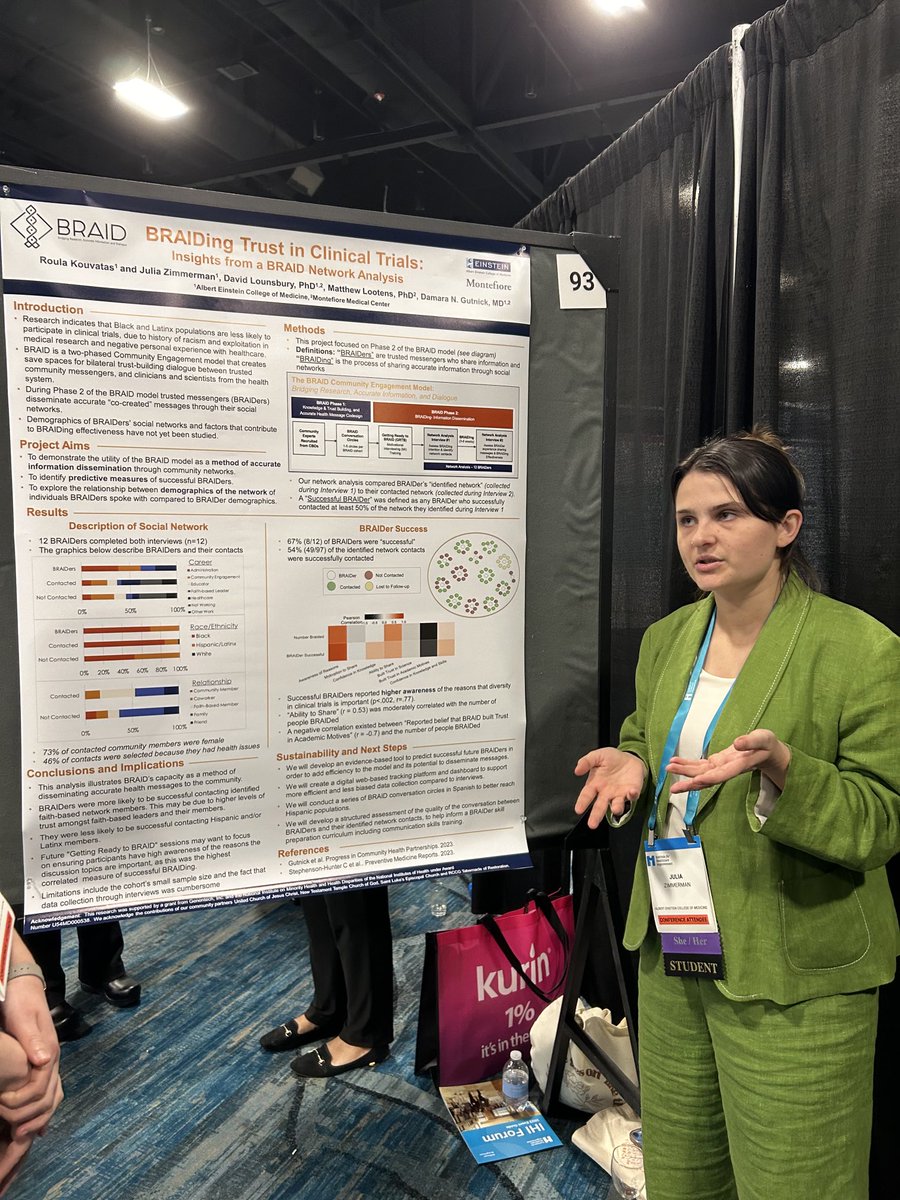 Dr. Damara (@drdamara1) on Twitter photo So proud of our <a href="/EinsteinMed/">Albert Einstein College of Medicine - Official</a> students presenting their BRAID research <a href="/TheIHI/">Institute for Healthcare Improvement (IHI)</a> poster session today <a href="/EinsteinDeptMed/">Montefiore Einstein Department of Medicine</a> <a href="/MontefioreNYC/">Montefiore Health System</a> <a href="/EinsteinICTR/">EinsteinMontefioreICTR</a> <a href="/donberwick/">Don Berwick</a> <a href="/HelenBevan/">Helen Bevan</a> <a href="/GatewayMedic/">Lawrence Yang</a> <a href="/mcneillymed/">Sarah McNeilly (she/her)</a> So proud of our <a href="/EinsteinMed/">Albert Einstein College of Medicine - Official</a> students presenting their BRAID research <a href="/TheIHI/">Institute for Healthcare Improvement (IHI)</a> poster session today <a href="/EinsteinDeptMed/">Montefiore Einstein Department of Medicine</a> <a href="/MontefioreNYC/">Montefiore Health System</a> <a href="/EinsteinICTR/">EinsteinMontefioreICTR</a> <a href="/donberwick/">Don Berwick</a> <a href="/HelenBevan/">Helen Bevan</a> <a href="/GatewayMedic/">Lawrence Yang</a> <a href="/mcneillymed/">Sarah McNeilly (she/her)</a>
