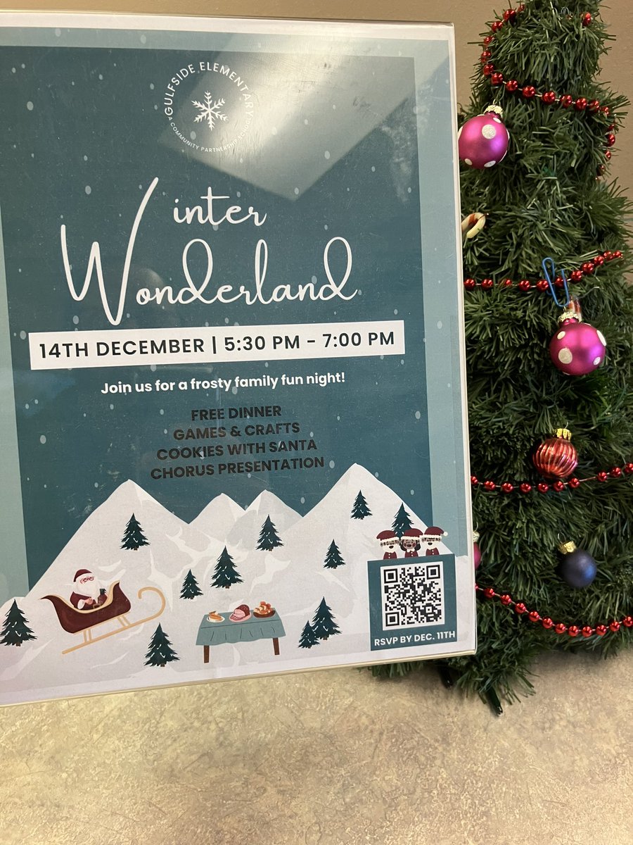 GSESPelicans's tweet photo. Join us for Winter Wonderland at Gulfside this Thursday, December 14th. Dinner begins at 5pm. https://t.co/SSRkWrJuTd