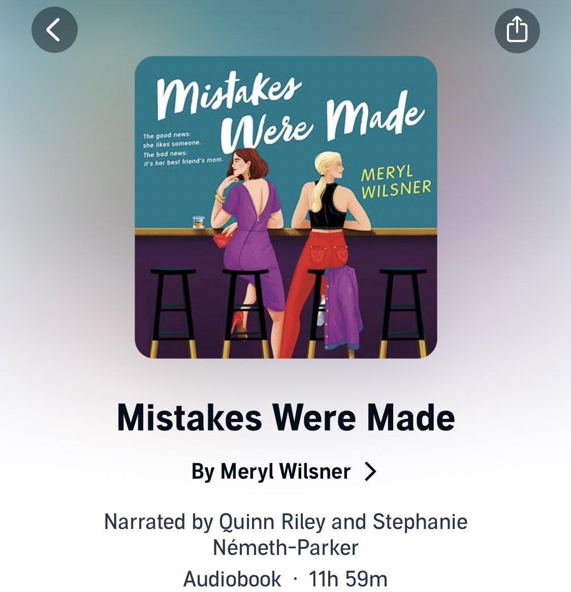 Mistakes Were Made by Meryl Wilsner