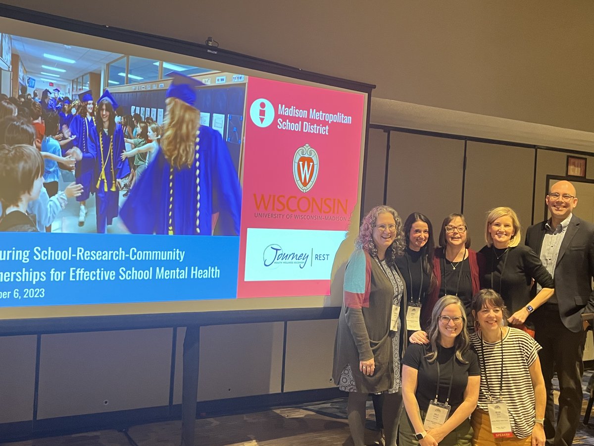 Two School Psychology faculty, Katie Eklund and Andy Garbacz, presented with school and community partners about our research-practice partnership at the Advancing School Mental Health Conference! It was great to talk about promoting partnerships to support student mental health!