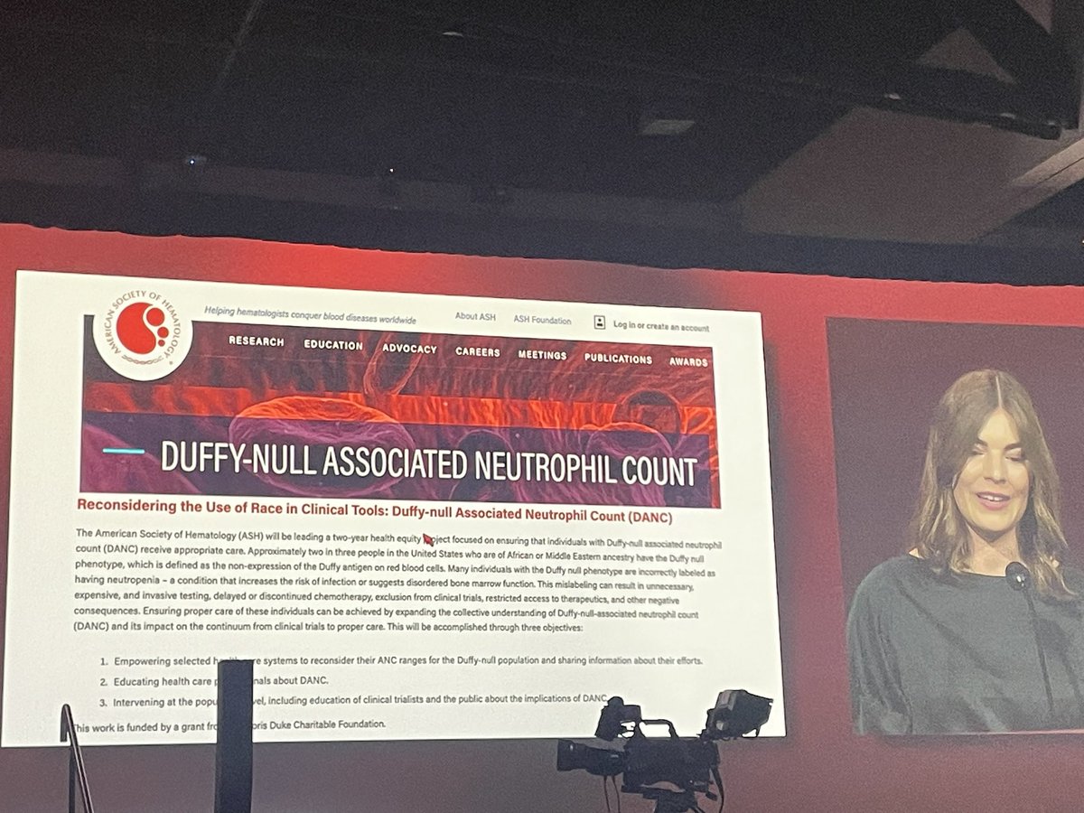 Fantastic talk on #Duffynull by @LaurenMerzMD Do yourself a favor and watch the educational spotlight if you didn’t make it in-person. #ASH23