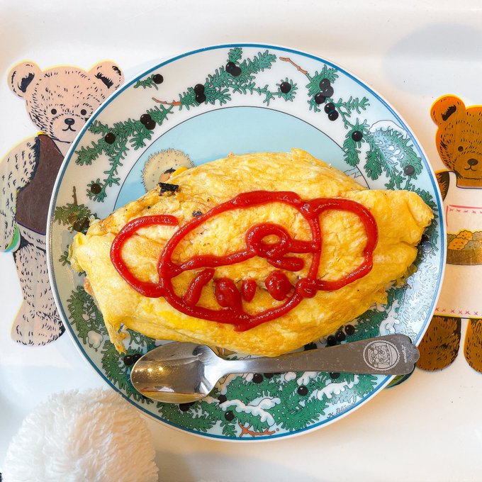 「no humans omurice」 illustration images(Latest)