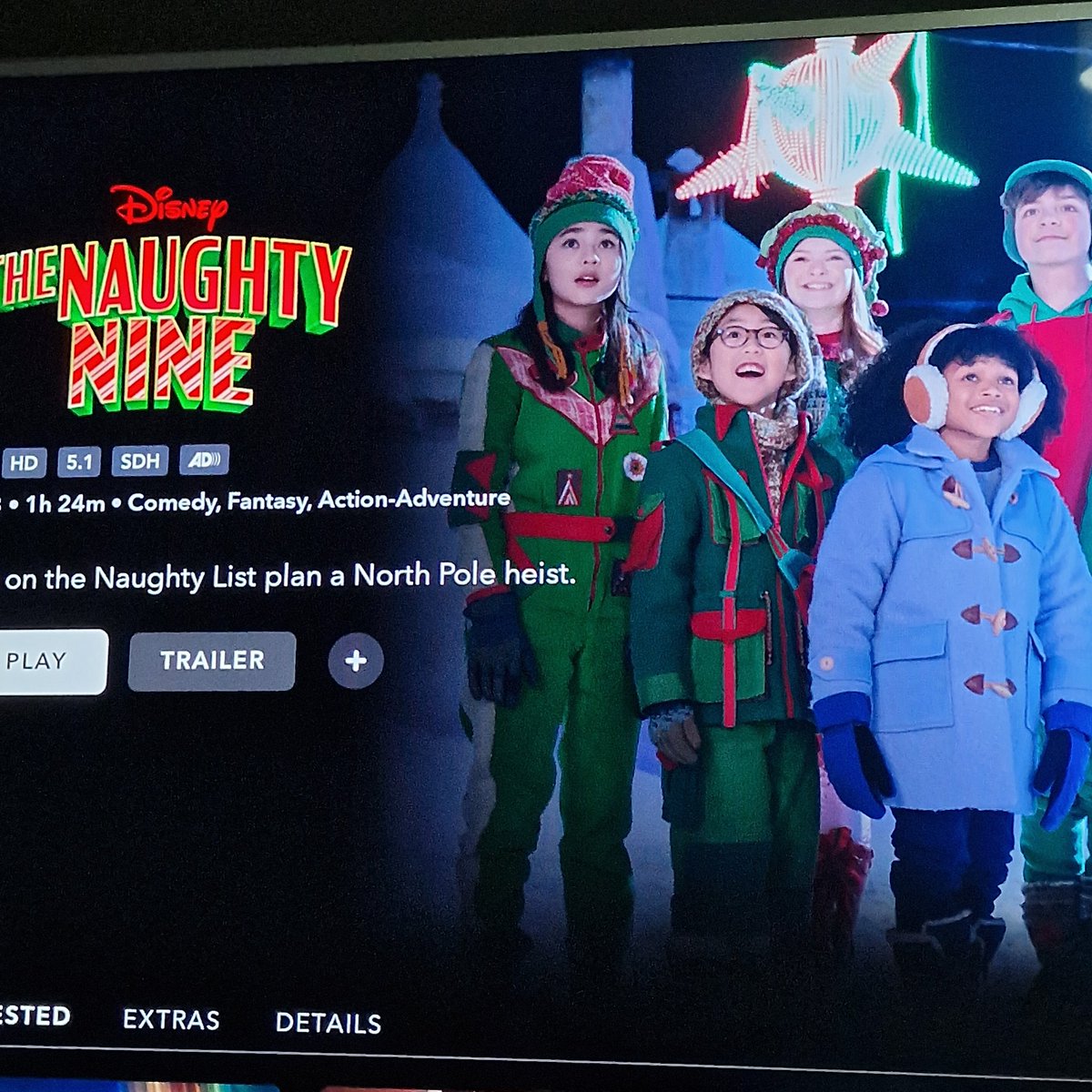 The new @DisneyPlus #Christmas film is everything you want of a family film, it's snappy and fun. Enjoy #thenaughtynine now!