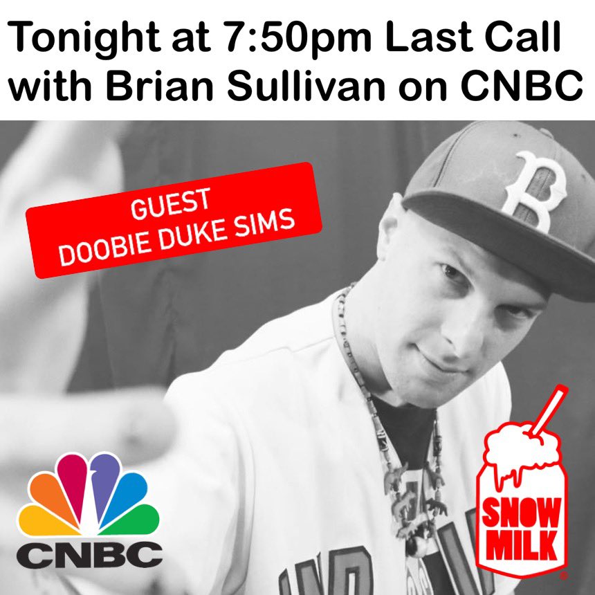 Tonight at 7:50pm EST @doobiedukesims will be on @LastCallCNBC with @SullyCNBC on @cnbc