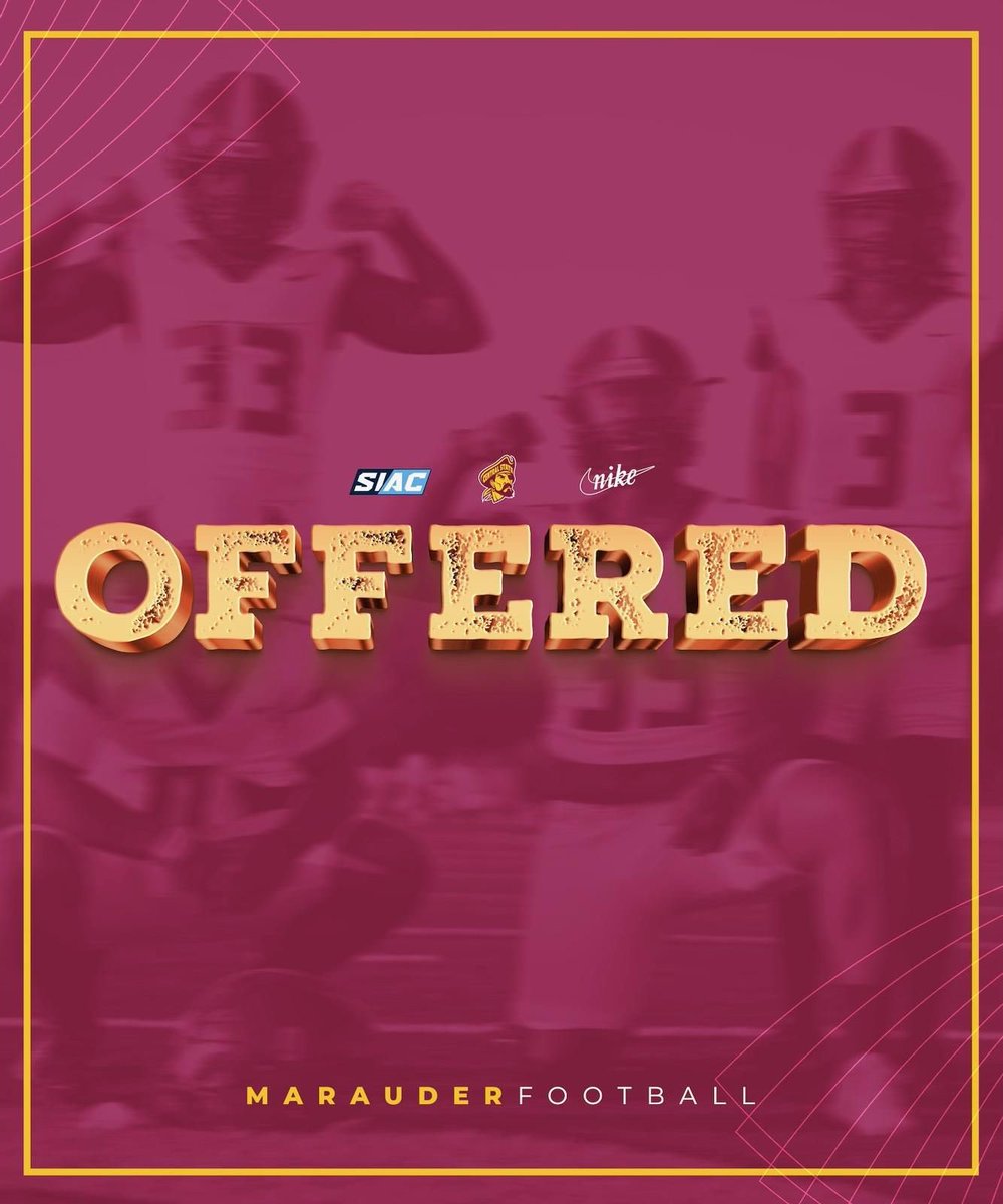 After a great conversation with @coachb_blevins5 I am blessed to receive an offer from Central State University!❤️💛 #Marauder
#fight
@CoachWilliamsOC 
@Coach_Pflug