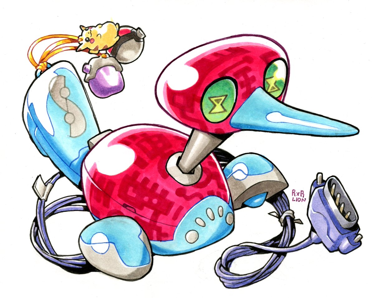 Railroadlion's tweet image. Pokemon comms 1/9: 💿Porygon2💿