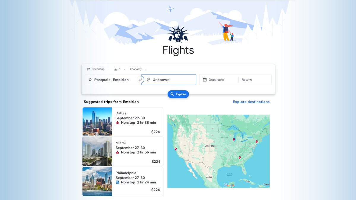 BREAKING NEWS 📣 Empire Mock Trial is jet setting to a brand-new city for our Fall 2024 competition! 

Check back for the big reveal on Monday, December 18th, at 6 PM EST! 🎊

Where do you think Empire is heading next? 🤔 👇🏼

#EmpireMockTrial #Fall2024
