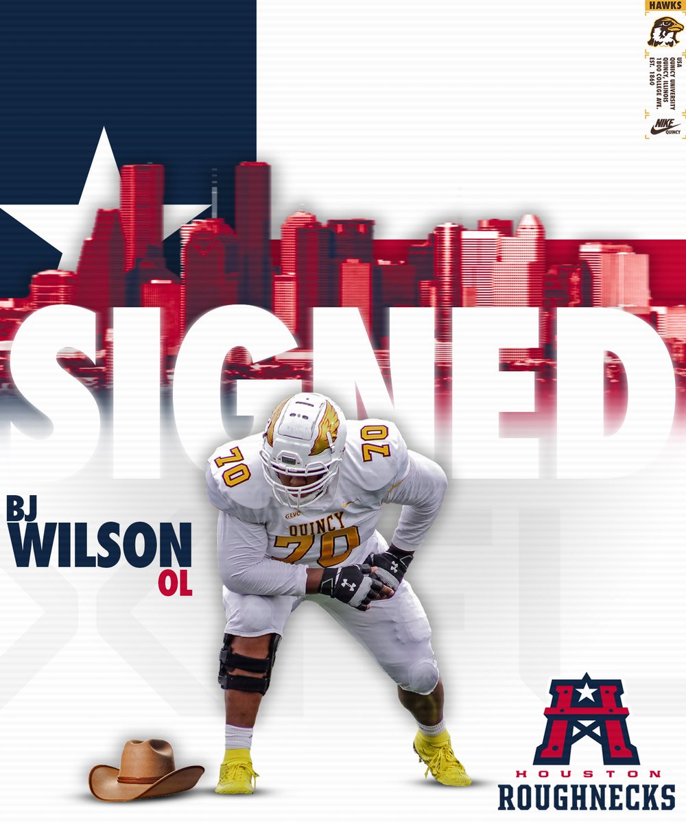 Signed!✍️

BJ Wilson has signed with the XFL Houston Roughnecks! @bj35th 

#PEWAV #FFF #HOLDtheROPE #XFL