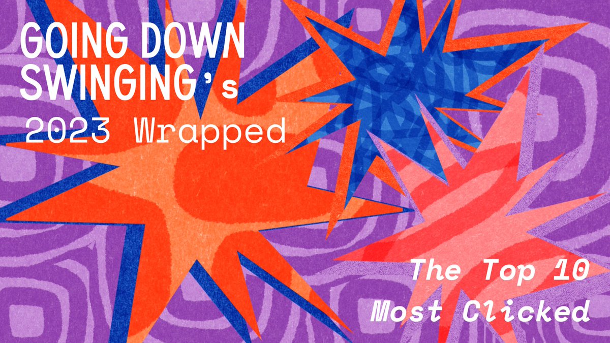 Closing off another amazing year of writing, art, and everything in between, we’d like to take a little stroll down memory lane with the top ten most clicked posts of the year! A big thanks to all who contributed, read, shared, and connected. goingdownswinging.org.au/archives/2023-…