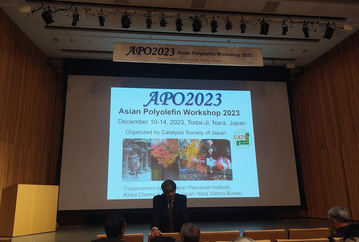 Enjoying the Asian Polyolefin Workshop in Nara organized by Prof. Nomura.