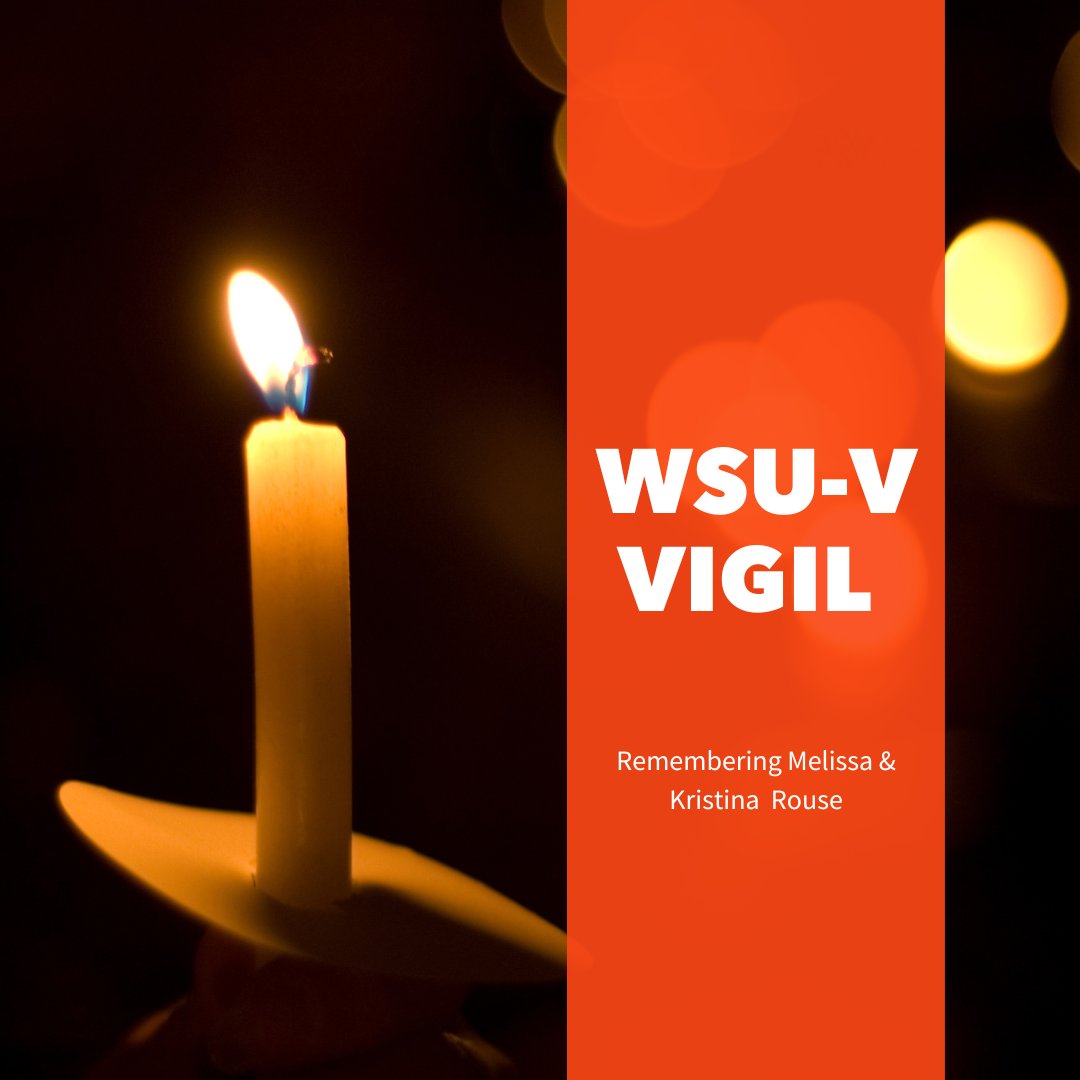 Tomorrow at 5 pm, WSU Vancouver is holding a vigil to remember and celebrate the lives of Melissa and Kristina Rouse—two lives we lost in the heartbreaking domestic violence incident last week. 

 You can find more details about the vigil here: vancouver.wsu.edu/event/vigil-me…