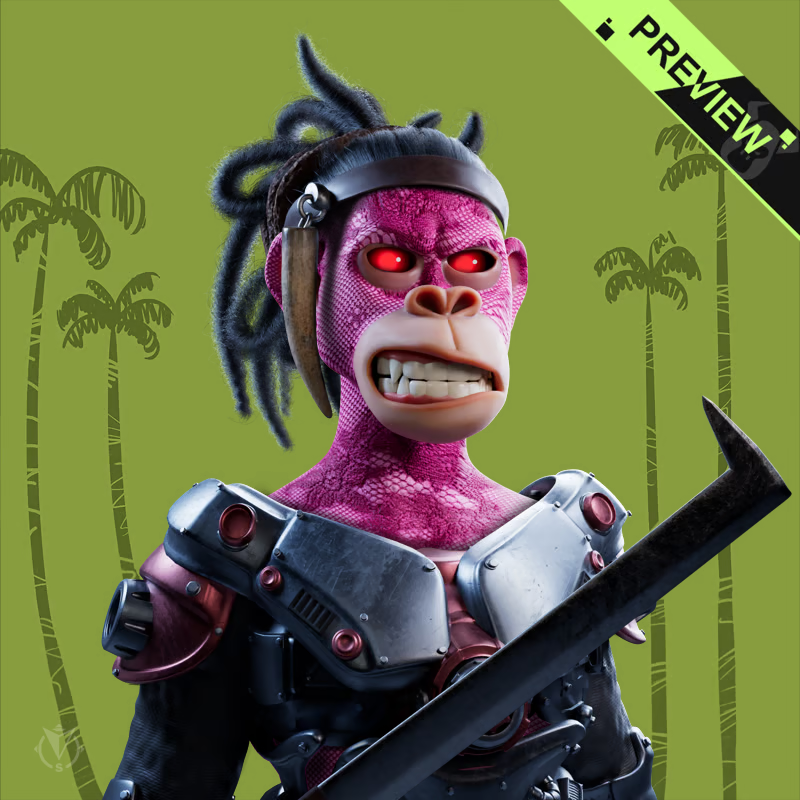 CryptoCaro's tweet image. Ode to the Twisted Mermaid ❤️

I think it&apos;s a pretty good match from #TheConfigurator for #ApeTraitOfTheDay 

Yep - pretty happy with this one!