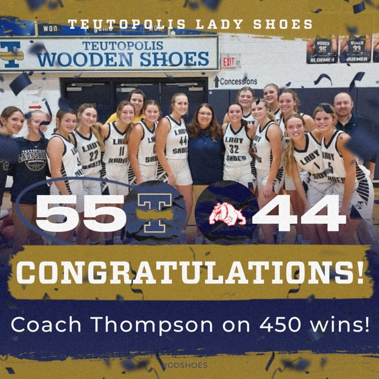 Congratulations, Coach Thompson, on 450 varsity basketball wins! #GoShoes