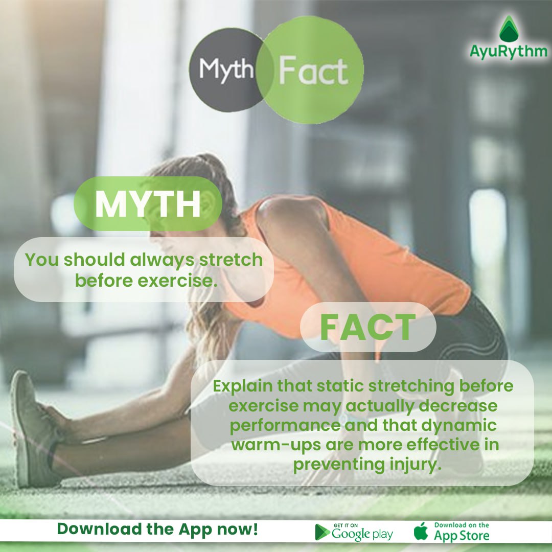 Busting the Stretching Myth! 🚫
.
.
.
#ExerciseMyths #StretchingTruths #WarmUpWisdom #FitnessFacts #PreWorkoutTips #FlexibilityMatters #DynamicWarmup #FitnessEducation #WorkoutScience #MythBustingFitness