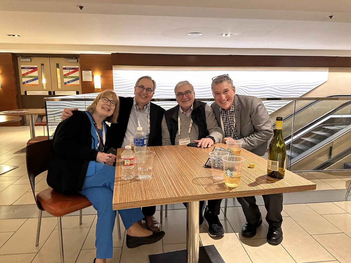 Oldtimer reunion University of Rochester 1989…But we embrace modern hematology, not “classical” !!! we have no desire to go back to steroids for PNH or lithium for neutropenia!!! #ASH2023  #ASH23