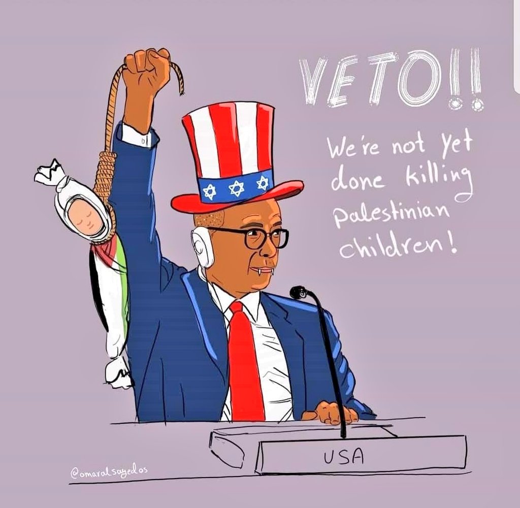 America is not yet done killing Palestinian children.