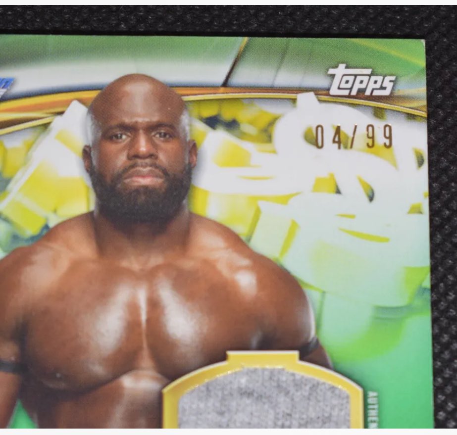 Bid On this For @StJude at Facebook.com/MXWJoelGertner during #WWE #RAW #WWERAW or place a generous bid right here in the comments @WrestlingCards #Wrestling #WrestlingCards #TradingCards Auction runs from 8:00 PM to 11:00 PM ET Tonight!!