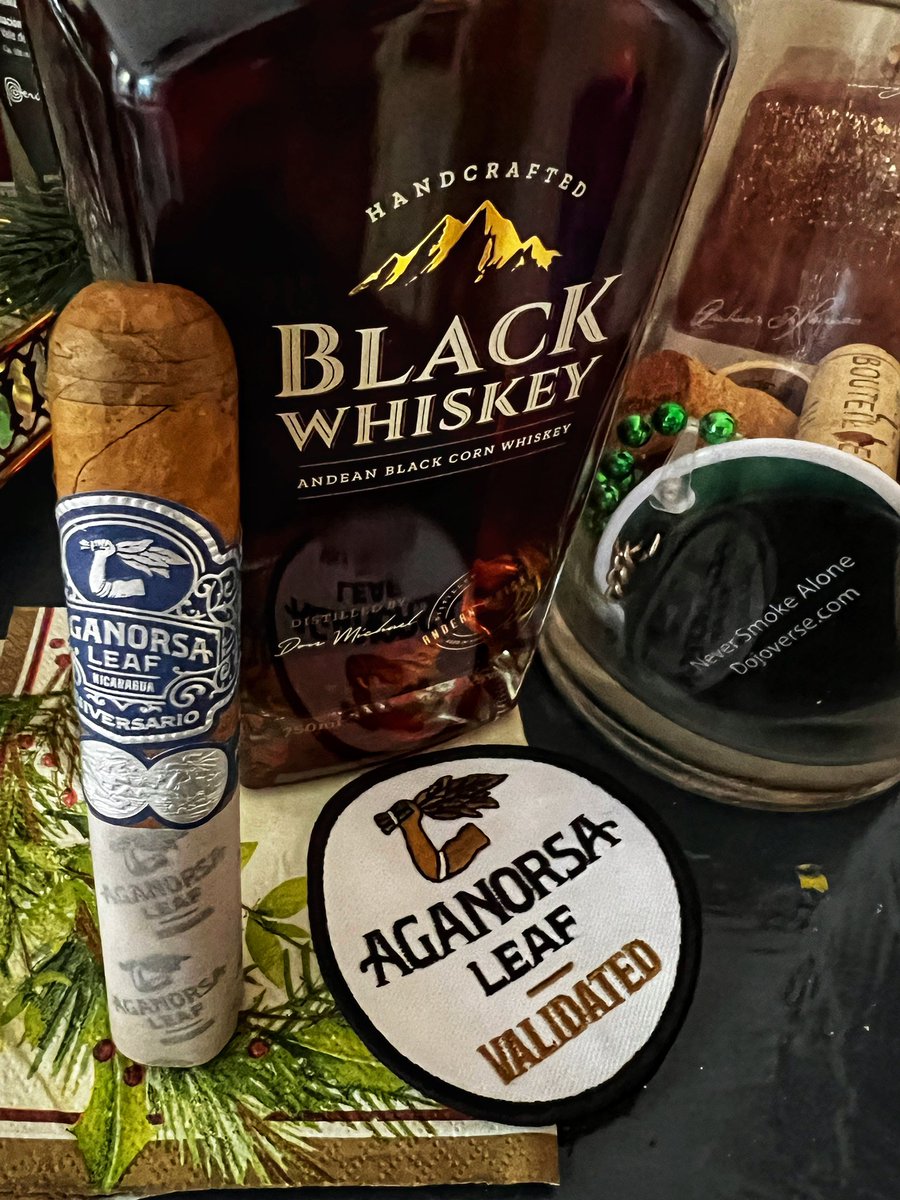 Excellent combo #aganorsa  #blackwhiskey