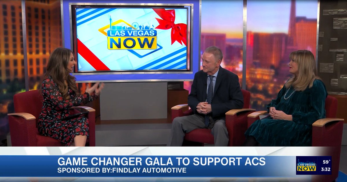 Today on @LasVegasNOW highlighting the American Cancer Society and their upcoming Game Changer gala to support cancer patients.
