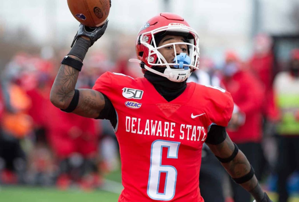 Blessed to receive a Division 1 FCS scholarship offer from Delaware state University <a href="/PCTI_Athletics/">PCTI Athletics</a> <a href="/PCTVSFBRECRUIT/">PCTI Football Recruiting</a> <a href="/PCTIBulldogFB/">Passaic Tech High School Football</a> @CoachWhite_DSU