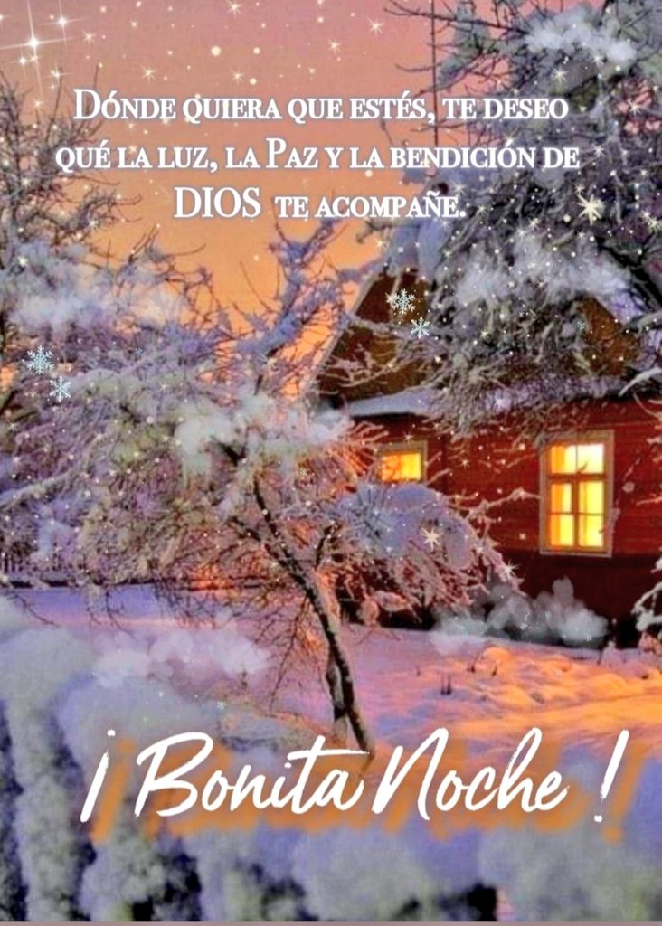 Buenas Noches !! ☃️🎆🌟🎅
#NavidadEnSoberanía
#11Dic || 🙏💕

Que la noche te brinde el descanso que  necesitas 💤😴.

@Ali93518641 @fili210650 @edalge 
@RobertN88876474 @rus_ito @Alex190k 

Dulces Sueños... A dormir!! 💤😴🎄