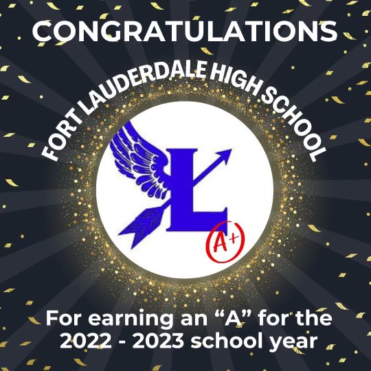 Fort Lauderdale High School (@flhsofficial) on Twitter photo Congratulations to our students, staff, and parents!
Fort Lauderdale High School is an A school again!!! We want to thank everyone for your hard work and support! 💙🤍 <a href="/PrincipalFLhigh/">Erin Brown</a> Congratulations to our students, staff, and parents!
Fort Lauderdale High School is an A school again!!! We want to thank everyone for your hard work and support! 💙🤍 <a href="/PrincipalFLhigh/">Erin Brown</a>