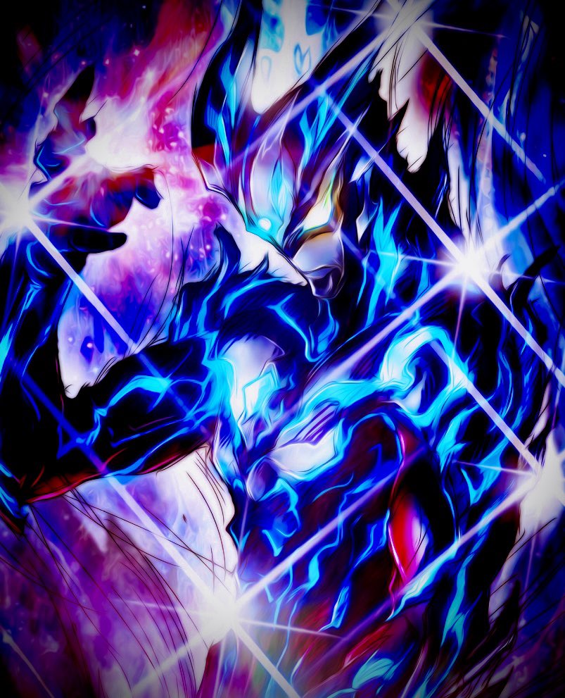 1boy male focus solo blue eyes glowing armor glowing eyes  illustration images