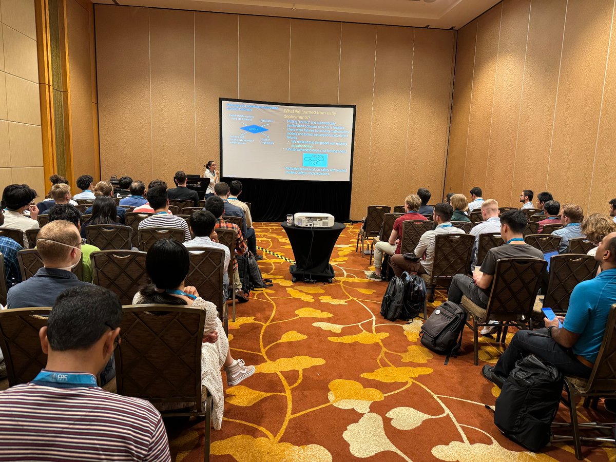 Full house at our CDC workshop on 'Formal Methods and Decision Making in the Age of AI'. Join us for an exciting day in room Orchid Junior 4211 if you’re around!