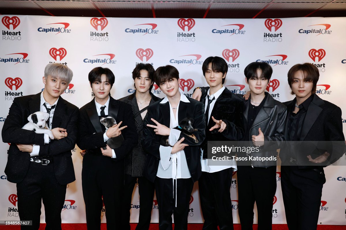 Getty's lens unveils the backstage charisma of NCT Dream at Jingle Ball, a symphony of style and spirit echoing in the moments before the magic unfolds.