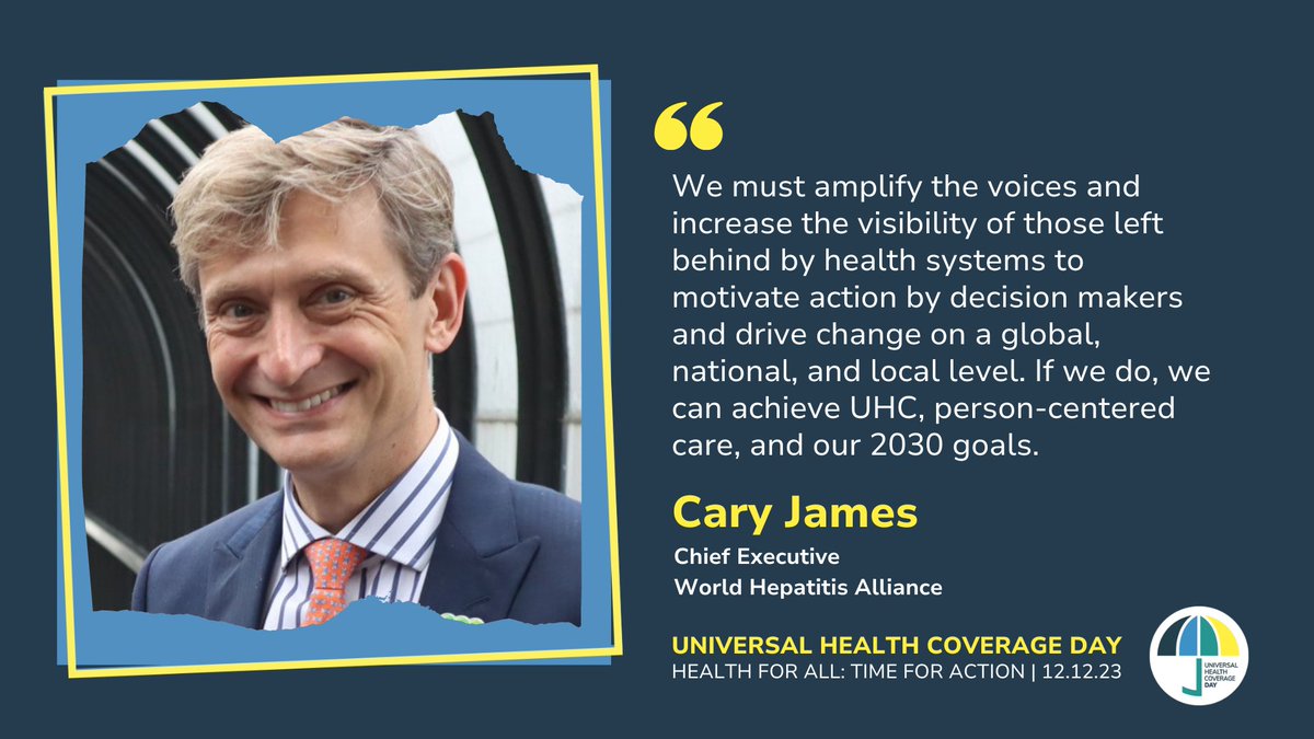A message from Cary James for #UHCDay 2023. @caryjameslondon