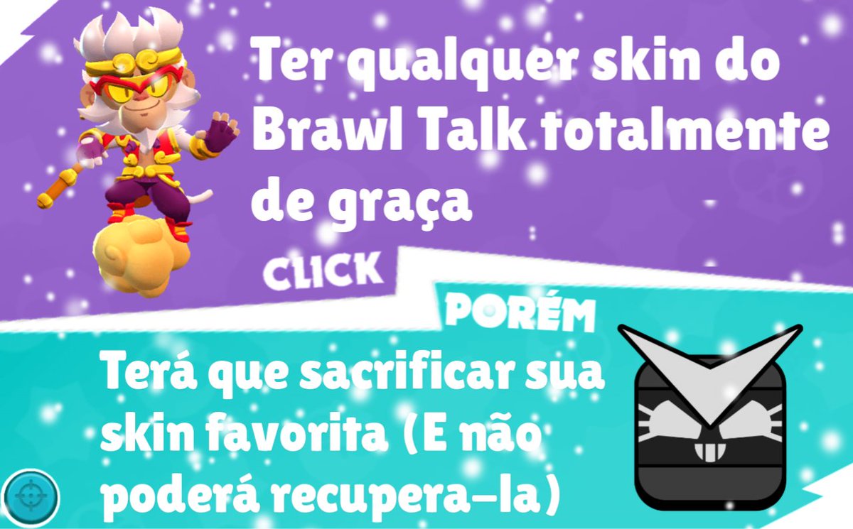 PrefereBrawl's tweet photo. Essa dependendo o coração até dói 
#ClickSeason
#BrawlStars
-⛄ https://t.co/ksw5L2GXsI