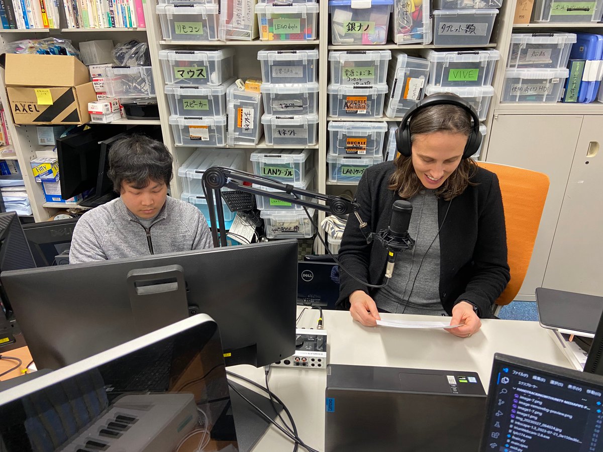 Keiichi Ihara (@keiichi_ihara01) on Twitter photo Thank you <a href="/jsquare/">Jennifer Jacobs @jsquare@hci.social</a> and <a href="/junkato/">Jun Kato (@junkato@hci.social)</a> for visiting IPLAB!
We were incredibly fascinated by the research involving numerous artists you introduced.
It was also a great honor to showcase some of our demos to you! Thank you <a href="/jsquare/">Jennifer Jacobs @jsquare@hci.social</a> and <a href="/junkato/">Jun Kato (@junkato@hci.social)</a> for visiting IPLAB!
We were incredibly fascinated by the research involving numerous artists you introduced.
It was also a great honor to showcase some of our demos to you!