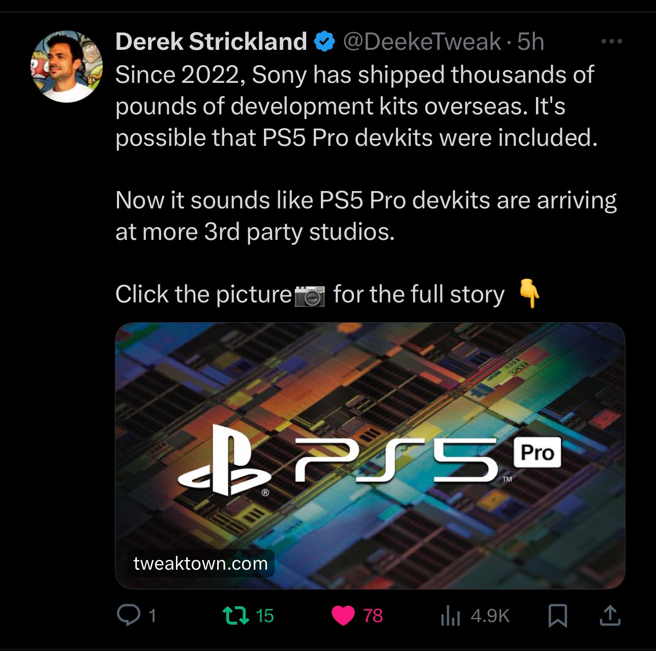 Studios might already have PS5 Pro dev kits