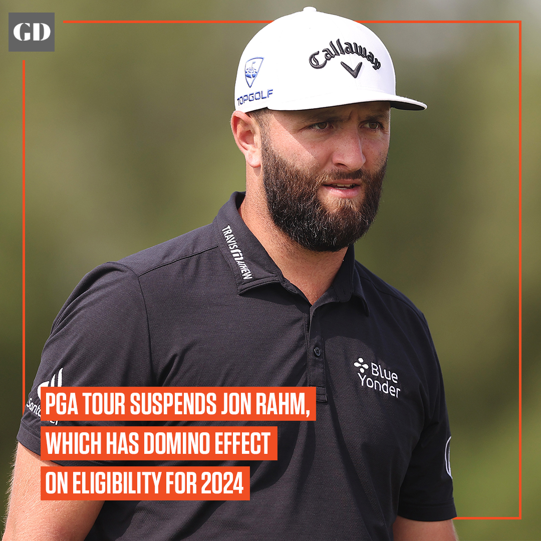 Rahm’s results from this season will not count in the PGA Tour's points list that determines eligibility for the 2024 season.

Read more: glfdig.st/yCRg50QhIXe