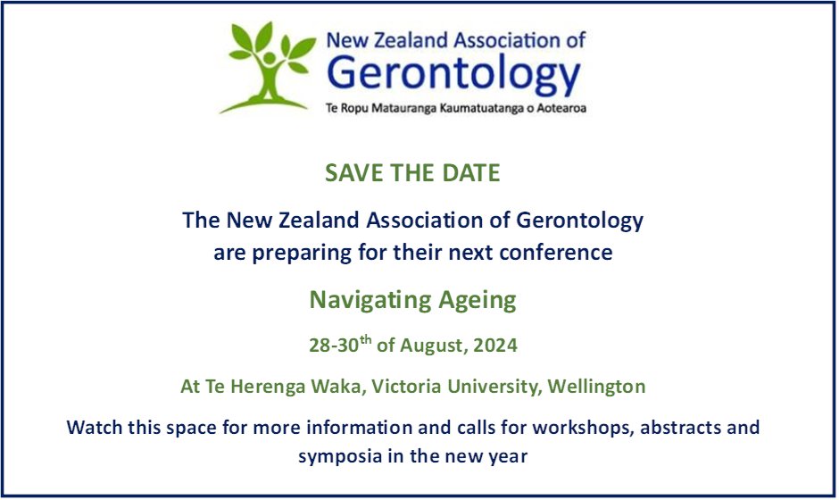We are delighted to be hosting another face-to-face conference in 2024! Save the Date 📅28th-30th August 🏫 At Te Herenga Waka @VicUniWgtn We look forward to sharing more info in the new year and seeing you there!