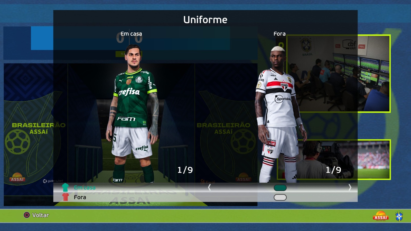 PES 2012 UPDATE 2023 KITS E ELENCOS, COM NARRAÇÃO E BRASILEIRÃO 