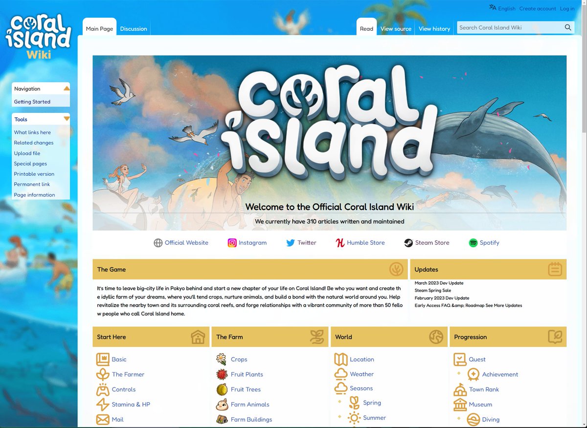 Coral Island — reimagining the farm sim game by Stairway Games — Kickstarter