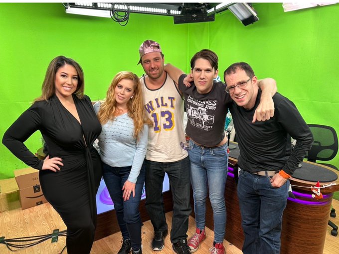 Lots of laughs on tonight&rsquo;s Wet Spot podcast! @ChrissieMayr @REALMattMaran @NotMikeHarlow @andrewlharms