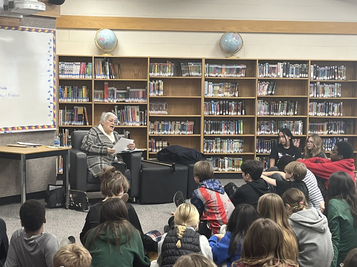 😀Today our Griffon Family was blessed to have Elder Hazel share the Sacred Teaching, Humility. Our students love connecting and learning with her. #GreatToBeAGriffon