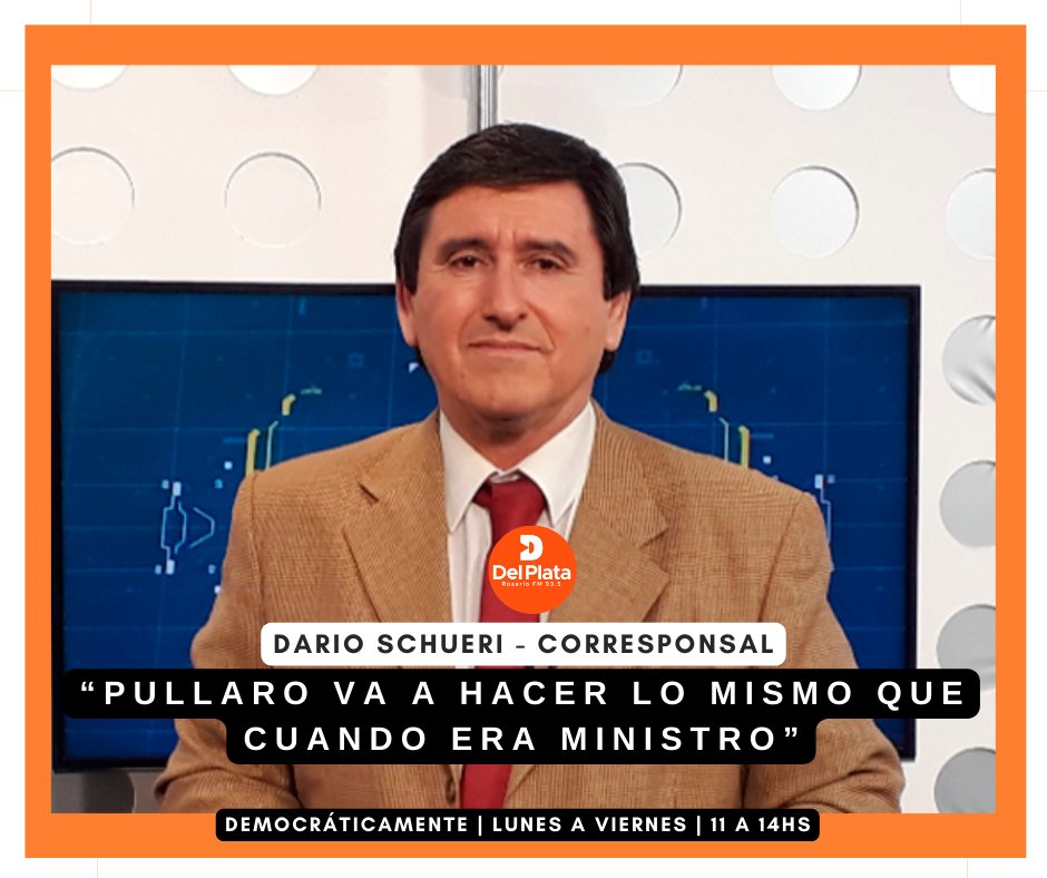 [#OtrosÁmbitos 🎙️] PULLARO GOBERNADOR

🗣️ <a href="/DarioSchueri/">Dario H. Schueri</a>, corresponsal desde la capital santafesina: "Pullaro va a hacer lo mismo que cuando era Ministro"

📻 Lunes a viernes de 09 a 11hs por Del Plata #Rosario 93.5 con Gustavo Meneghello

📲 3417 309 935
