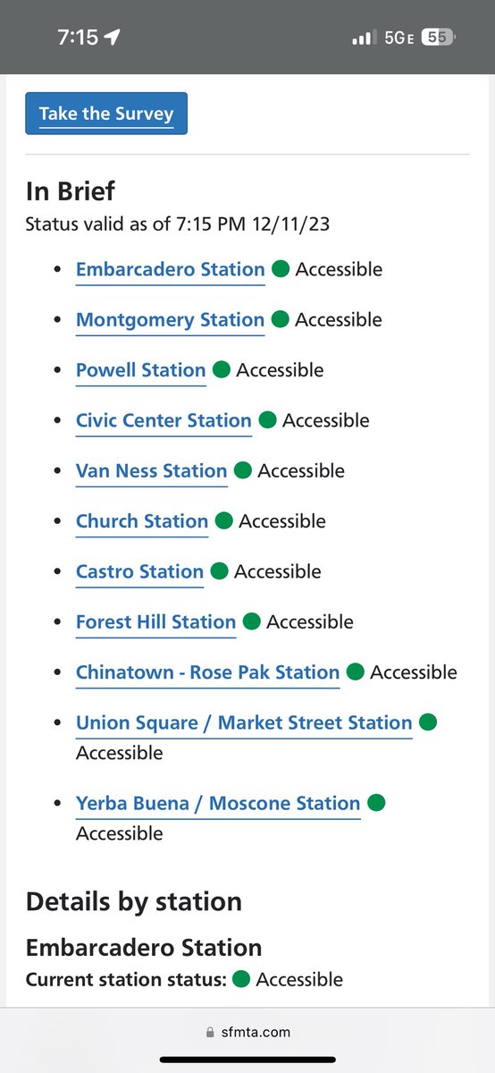 abs6c's tweet photo. @SFMTA_Muni would be great if your station agents could bother to update the system since they clearly are aware of this outage at Van Ness. https://t.co/4d1Q39RKLa