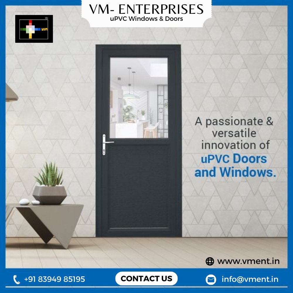 VMEnterprisess's tweet photo. "A Passionate &amp; Versatile Innovation of uPVC Doors and Windows."

📕 Contact Details:
📞+91 83949 85195
📧: info@vment.in

#upvc #upvcwindows #windows #protection #longlasting #srikalahasthi #vmenterprises #upvcdoors #upvcdoorsandwindowsmanufacturers #upvcdoorsandwindows https://t.co/epulU4cZal