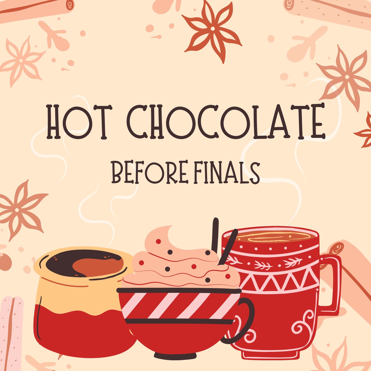 shsbiotech's tweet photo. Make sure to swing by D119 on Thursday, December 14th at 7:45am-8:20am for some hot chocolate before your finals! https://t.co/YMesRPLwpR