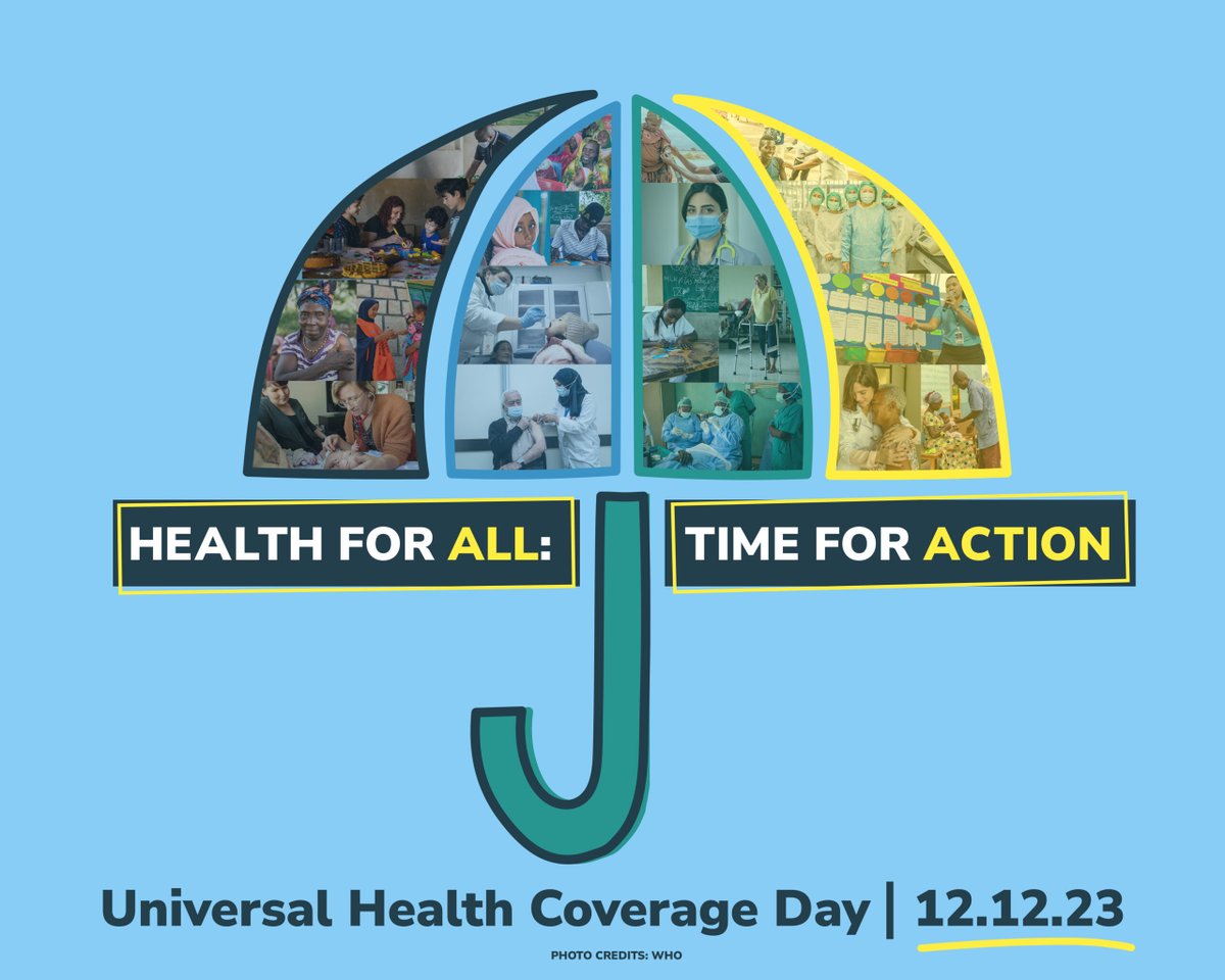 It’s Universal Health Coverage Day! Universal health coverage is about equity and solidarity. Everyone, everywhere, deserves access to quality healthcare, no matter where they are in the 🌍. #UHCDay