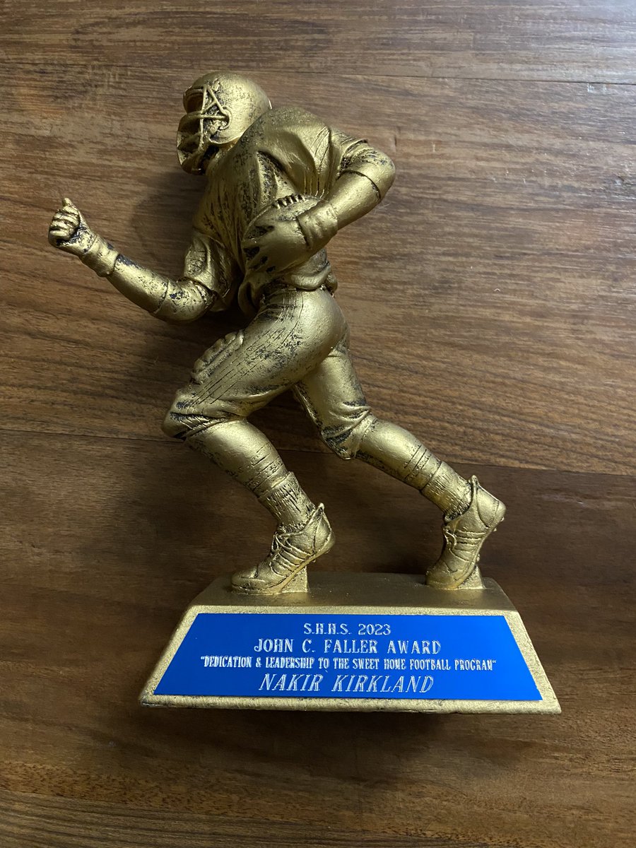 Nakir Kirkland (@notkir_) on Twitter photo I had a great time at our Sweet Home Football Award banquet. I am very honored and grateful to receive the John C. Faller Award! Thank you! <a href="/SweetHomeHSFB/">Sweet Home HS Football</a> <a href="/SHCSDAthletics/">Sweet Home Athletics</a> I had a great time at our Sweet Home Football Award banquet. I am very honored and grateful to receive the John C. Faller Award! Thank you! <a href="/SweetHomeHSFB/">Sweet Home HS Football</a> <a href="/SHCSDAthletics/">Sweet Home Athletics</a>