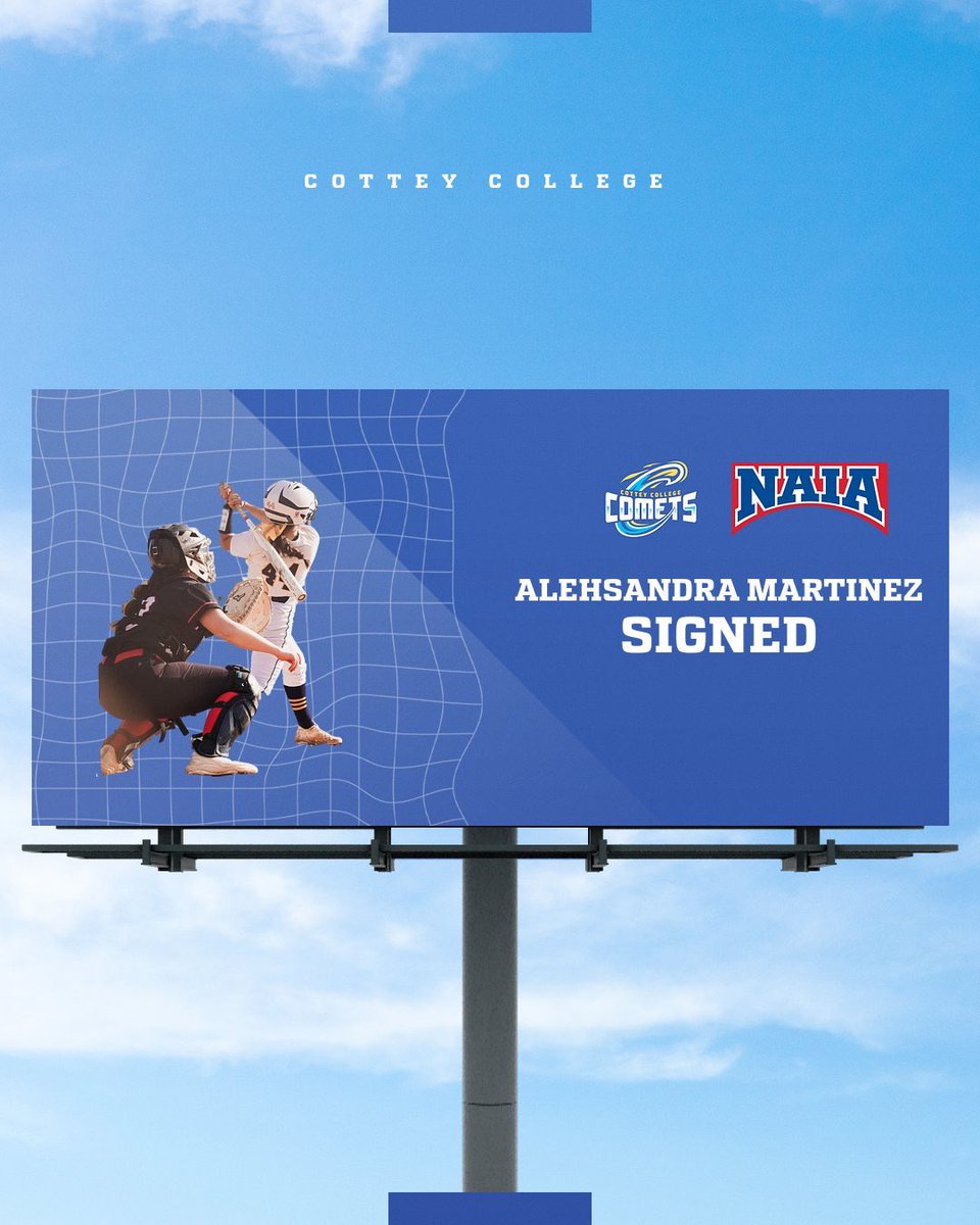 Welcome to the family!☄️💙🥎

Hometown: Oxnard, California 
Position: Outfield 

#CotteySoftball