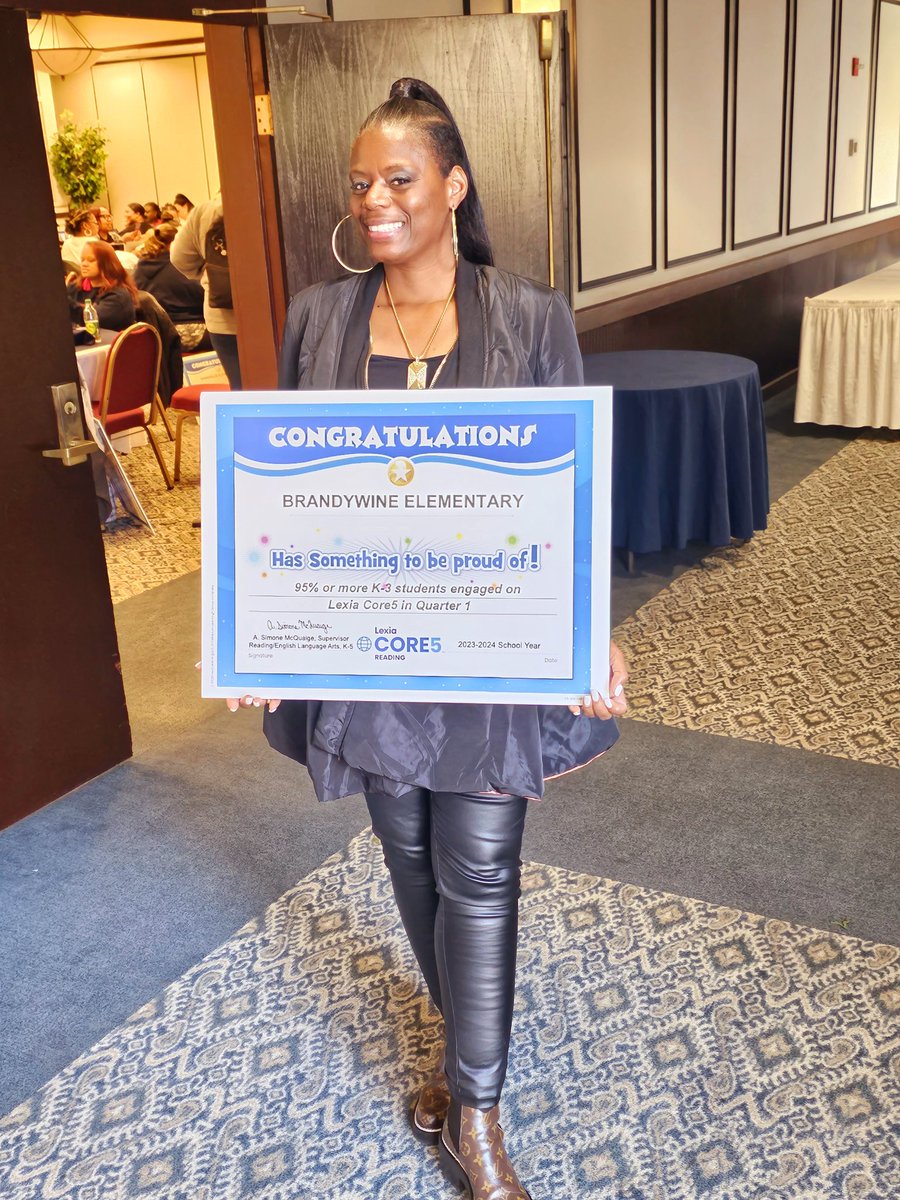 <a href="/BrandywineElem/">Brandywine ES</a> has something to be proud of today! Honored for our Lexia Core5 student usage for Quarter 1! Yay us! <a href="/PGCPSK5RELA/">PGCPSK5RELA</a> <a href="/pgcps/">PGCPS</a> <a href="/UHunterBlake2/">U. Hunter-Blake</a> <a href="/simone_mcquaige/">Simone McQuaige</a> <a href="/lexiacore5/">Lexia Reading Core5</a>